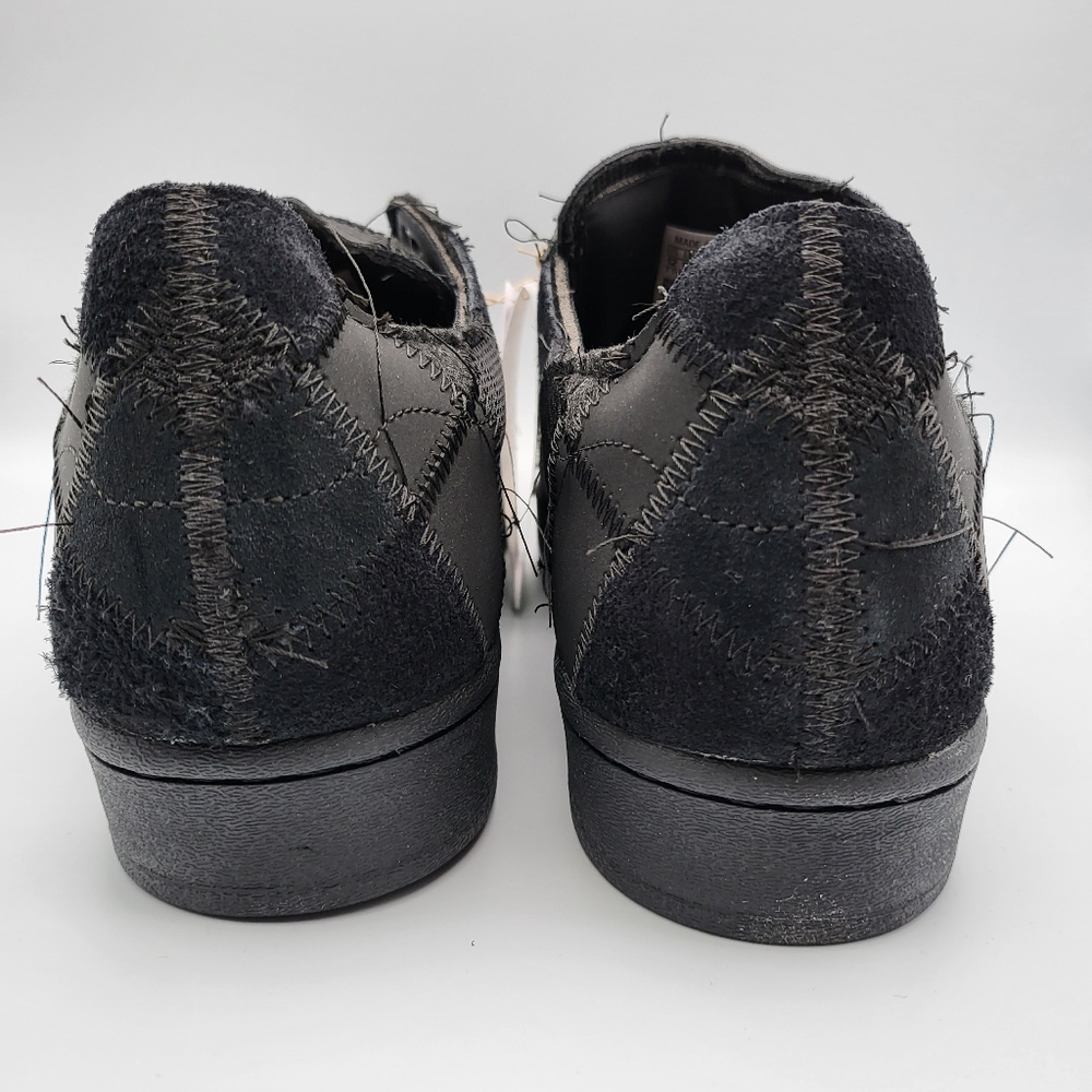 NEW Men's Sz 12 Adidas Superstar Atmos Patchwork - Core Black GW3473 - Picture 5 of 10